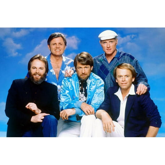 The Beach Boys 24x36 Poster 1980's Line-Up