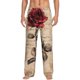 thumbnail image 1 of Balery Vintage Rose Botanical Art Pantalones de pijama para hombre, pijama ultraligero, pantalón de descanso-X-Large, 1 of 6