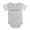 Heather Gray, variant on CafePress - N Dakota Rbw Txt - Cute Infant Baby Football Bodysuit