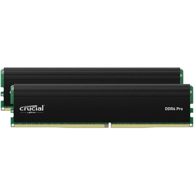 Memoria de escritorio RAM Crucial Pro de 32 GB (2 x 16 GB) DDR4 de 3200 MHz