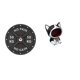 thumbnail image 1 of Reloj De Pared 3D Creativo Con Estatua De Gato, Adorno Para Gimnasio En Casa Y Sala De Estar, Centro De Mesa Decorativo Con Llavero Y Bol De Dulces, Artesanía Artística., 1 of 8