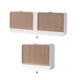 thumbnail image 4 of Yuarrent Jabonera montada en la pared colgante desmontable impermeable cajón escurridor sin perforación cajas de almacenamiento cocina baño Almacenamiento y organización del hogar 1 rejilla/Café Yuarrent HA067576-02, 4 of 6