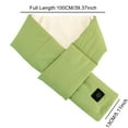thumbnail image 3 of Odeerbi Scarfs for Women 2025 Winter Neck Warmer Heated Scarf USB Smart Charging Neck Shoulder Green without Power Bank, 3 of 5