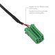 thumbnail image 3 of Cable adaptador de audio Mizh PIXNOR con entrada auxiliar de 3,5 mm para Clio Scenic (150 cm, negro), 3 of 5