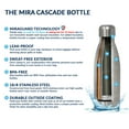 thumbnail image 6 of MIRA 12 oz Double Wall Vacuum Insulated Stainless Steel Water Bottle with Screw Cap, Hawaiian Blue, 6 of 6