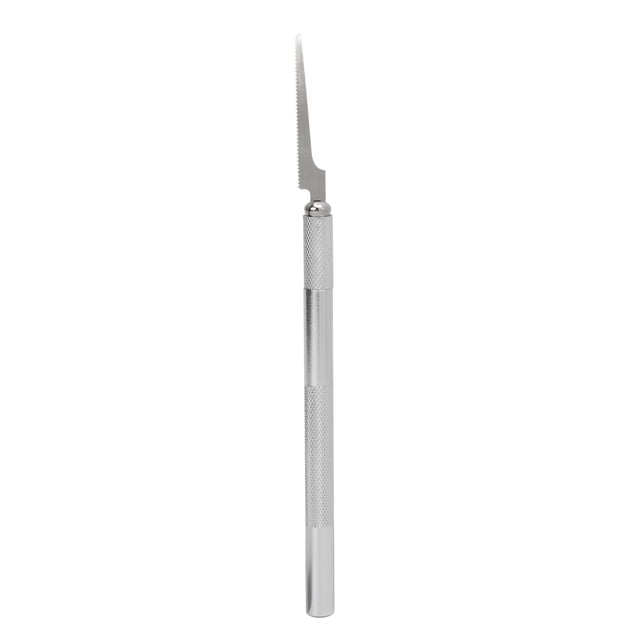 Mini Sierra De Mano, Mini Sierra De Mano Multifuncional, Evita Resbalones, En Forma De Diamante, Metal Para Bricolaje, 2 Hojas Diferentes Para Proyectos De Carpintería Y