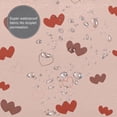thumbnail image 4 of DouZhe Pink Hearts Romantic Love Pattern Shower Curtain, Waterproof Bath Curtains for Bathroom Decorations, 72 x 72 inches, 4 of 7