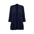 thumbnail image 7 of Plus Size Cardigan for Women, Yigetop Womens Casual Lightweight Cardigans with Pockets 3/4 Sleeve Open Front Dusters Cardigan Sweaters for Women Navy L, 7 of 7