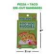thumbnail image 4 of Boo Boo Buddies Kids Adhesive Bandages Pizza Taco 24 Count Sterile, 4 of 5