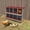 red, variant on Metal Chicken Nesting Box for Laying Eggs, Rustproof Wall-mountable Roll Away Chicken Laying Boxes for Hens, Waterproof, Ventilated with Perch, 8 Compartments