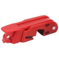 thumbnail image 2 of Circuit Breaker Clamp Lock, Red Anti Fading Circuit Breaker Lockout Standard Single Double Toggles PA Nylon Heavy Duty High Temp   For Automobile, 2 of 8