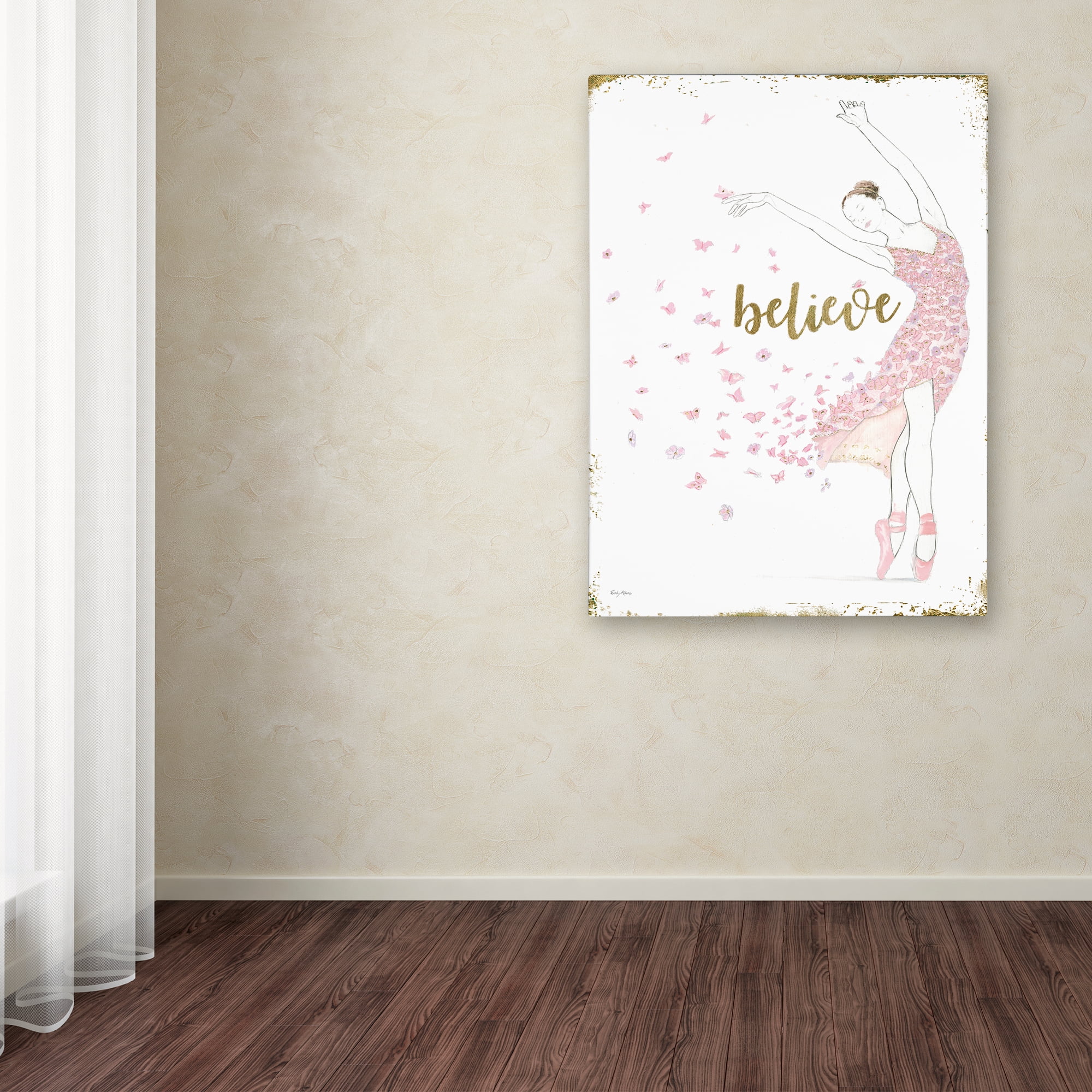 Trademark Fine Art 'Dream Dancer I' Canvas Art by Emily Adams