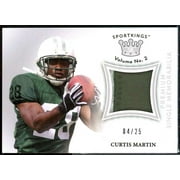 Curtis Martin Card 2021 Sportkings Volume 2 Premium Memorabilia Silver #SMPCM3