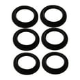 thumbnail image 4 of TISHITA 2x6Pcs E26 Outer Rings Bulb Holder Lamp Shade Adapter E27 Lamp Cap Rings Ferrule black, 4 of 8