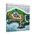 thumbnail image 2 of Island of Colorful Dots - Canvas, 2 of 10