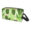 thumbnail image 2 of XMXT Large Capacity Makeup Bag, Cactus Aloe Pattern Travel Toiletry Bags Zippers Storage Cosmetic Bag for Women Men, One Size, 2 of 9
