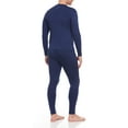thumbnail image 4 of iBerryNY Men Thermal Underwear, Microfiber Fleece Long John, 2-Pack, Navy/Black, Medium, 4 of 7