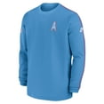 thumbnail image 2 of Men's Nike Light Blue Tennessee Titans Alternate Logo Coach Long Sleeve Top, 2 of 3