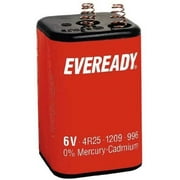Eveready PJ996 Silver 4R25 996 6V Zinc Carbon Lantern Battery Energizer