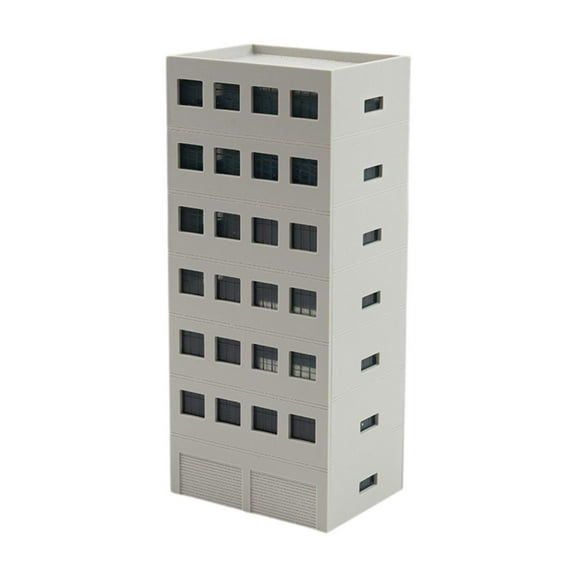 STARTIST Model Railway Buildings Model Trains Commercial Building DIY 1:150 N Scale for Miniature Street Micro Landscape Display Props 6.2x4.7x14.3cm