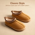 thumbnail image 2 of Pantuflas DREAM PAIRS para Niños Grandes Talla 6 Marrón Peludo para Interior y Exterior, 2 of 6