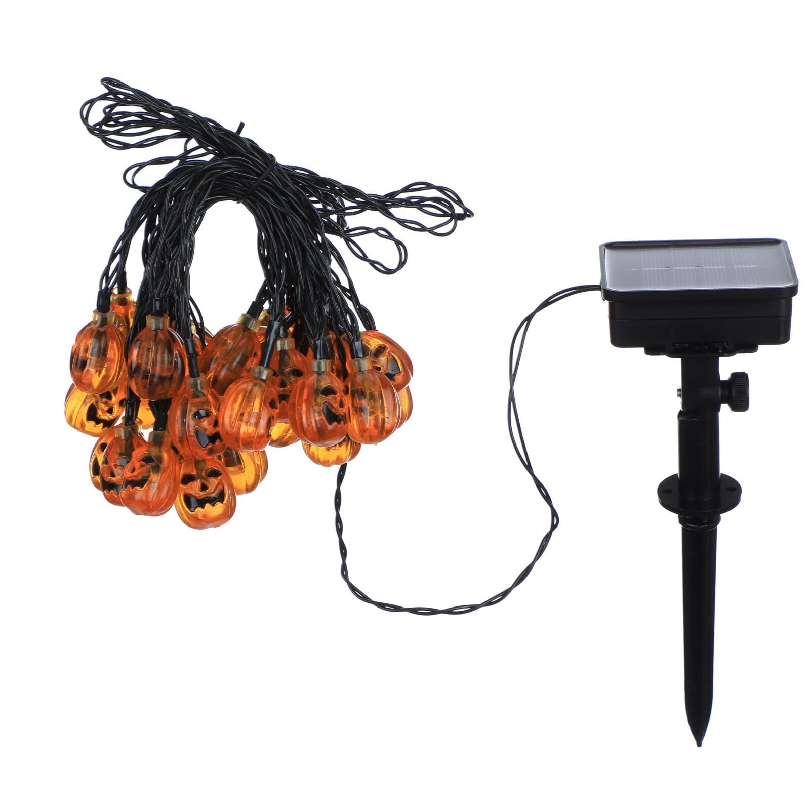 CE Halloween Pumpkin String Lights 21 Ft 30 LED Halloween Lights