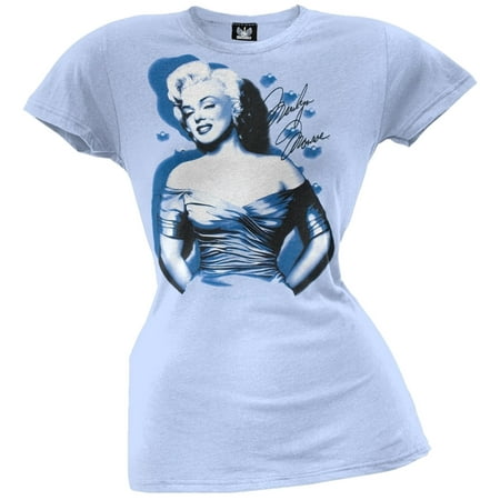 Marilyn Monroe - Blue Dress Juniors T-Shirt