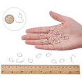 thumbnail image 3 of 60pcs Leverback Ear Wires Stainless Steel Lever Back Earrings Findings Earring Leverback Hoop (10x15mm), 3 of 8