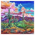 thumbnail image 1 of 5D DIY Cactus completo redondo diamante pintura mosaico Kit Rhinestone pared decoración artesanía FLhrweasw Nuevo, 1 of 9