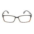thumbnail image 2 of ICU Eyewear Rectangular Reading Glasses, Black, +2.50, 2 of 4