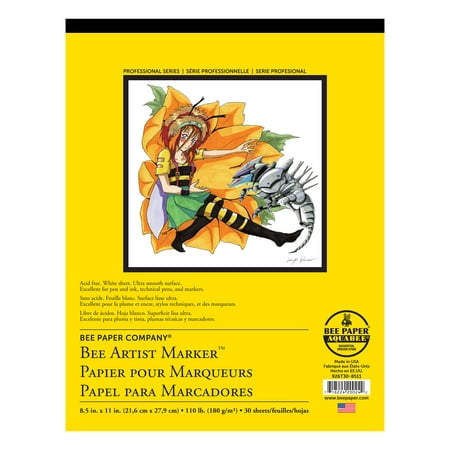 Bee Paper Artist Marker Pad 8.5
