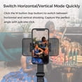 thumbnail image 2 of Smartphone Plegable y Extensible Selfie Stick Estabilizador con Control Remoto Bluetooth para Vlogging en YouTube, Grabación de Viajes y Sesiones, 2 of 6
