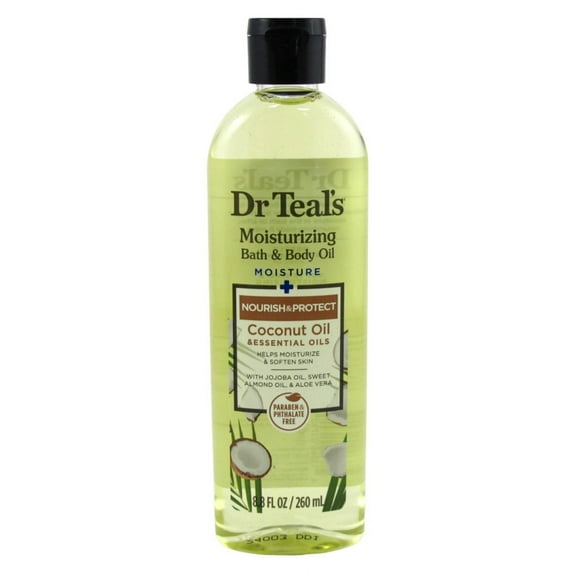 Dr Teals Bath & Body Oil Nourishing Coconut Oil 8.8oz (Pack of 3)