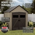 thumbnail image 2 of Rubbermaid 7' x7' Roughneck Storage Shed, 2 of 6