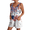 Deep Red, variant on Usa Flag Jumpsuits Women Stars and Stripes Sleeveless Casual Rompers Patriotic 4th Of July Classic Summer OverallsM