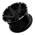 thumbnail image 2 of Tuff Cast Aluminum Rim TUT12 22X12 5X4.5/5.0 S-BLK BRSH-INS -45MM, 2212T12-55D47M78, 2 of 3