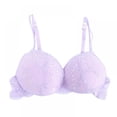 thumbnail image 2 of Xinhuaya Woman Lace Floral Push Up Bra Set Hollow Sweet Transparent Underwear Lingerie Sets, 2 of 6