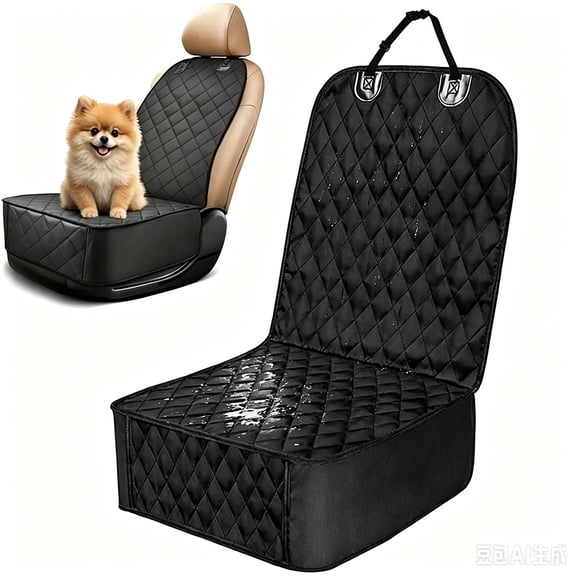 Yiliangx Front Dog Seat Cover Protector Against Dirt ,Fur Waterproof, ScratchProof & Nonslip Durable Pets Seat Covers, Front Seat Dog Cover for Cars, Trucks & SUVs