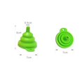 thumbnail image 3 of Portable Silicone Funnel, Convey Liquids Easily, Foldable for Space Saving, Heat , Kitchen Accessory for Bottles and Containers,  Silicone, 3 of 6