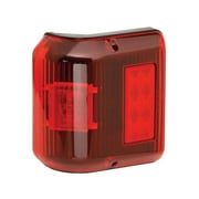 Bargman Side Marker Clearance Light LED #86 Wrap-Around Red with Black Base BM47-86-202