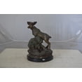 thumbnail image 2 of Nifao Moose on a rock bronze statue – Home Decor Sculpture, 9"L x 7"W x 14"H, 2 of 9