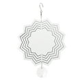 thumbnail image 1 of Wind Chime White Simple Delicate Decorative Weather Resistance Ornament for Lamp Tree Wall Lotus Pattern, 1 of 22