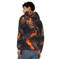 thumbnail image 4 of Uemuo Molten Lava Abstract Flow for Men's Fashion Full-zip Hoodies & Sweatshirts with Kangaroo Pocket, Zip-up Hooded Sweatshirt, Moisture Wicking & Breathable-3X-Large, 4 of 5