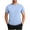 Light Blue, variant on Men Tshirt Mens T-Shirts Short Sleeve Curved Hem Lightweight Moisture Wicking Cooling Cotton Blend Casual Crewneck Tee Shirts(Light Blue,L)