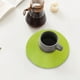 thumbnail image 5 of Juego de 3 manteles individuales tejidos | Manteles individuales redondos resistentes al calor para mesa de comedor | Decoración de cocina impermeable y resistente al aceite | Posavasos de 18 cm, 5 of 6