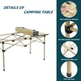 thumbnail image 4 of Mesa de camping Xajsdlxs plegable portátil 94x55x50 cm 3 kg, 4 of 7