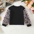 thumbnail image 2 of Vedolay Girls Hoodies Cartoon Printed Hoodies 2023 Sweatshirts Boys Casual Autumn Pullover Tops Black,90, 2 of 5