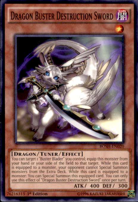 Yugioh Breakers Of Shadow Dragon Buster Destruction Sword Bosh En0 Walmart Com