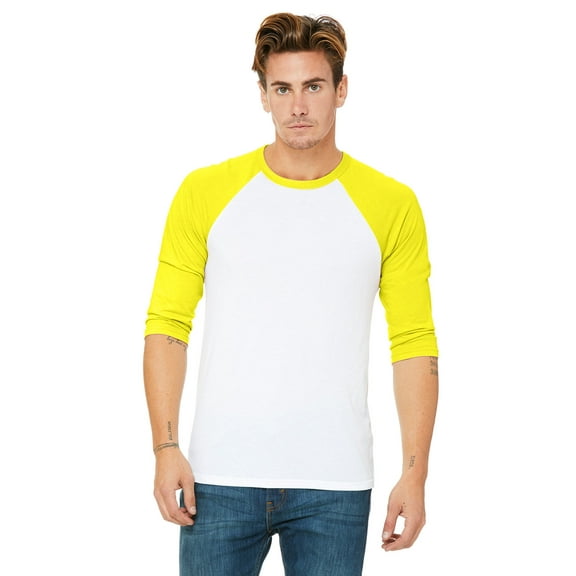 Bella   Canvas Unisex 3/4-Sleeve Baseball T-Shirt