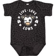 thumbnail image 3 of Inktastic Live Love Cows Boys or Girls Baby Bodysuit, 3 of 5